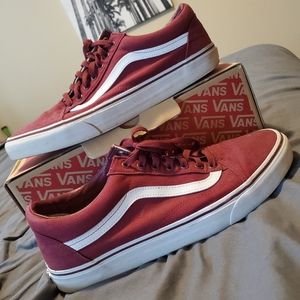 Maroon Vans Old Skool